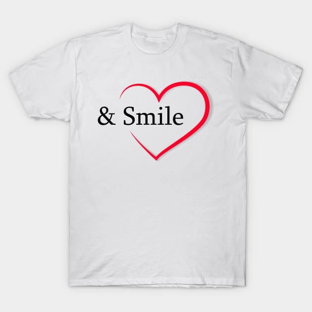 hearts and smiles Quebec T-Shirt by yassinstore